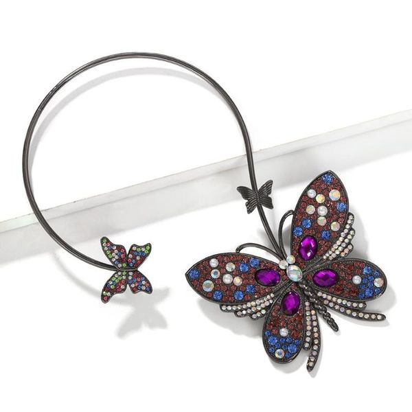 dvacaman 2020 fashion elegant big butterfly crystal choker necklace for women wedding rhinestone statement necklace accessories, Golden;silver
dvacaman 2020 fashion elegant big butterfly crystal choker necklace for women wedding rhinestone statement necklace accessories, Golden;silver