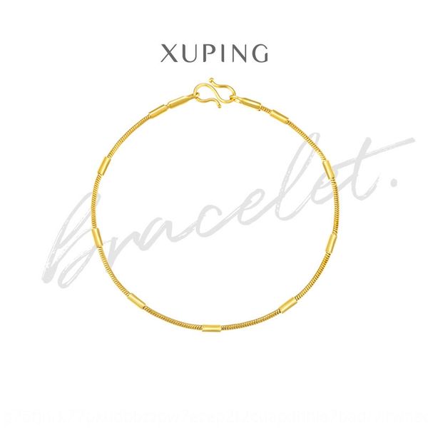 xuping jewelry women's classic plated gold bracelet 24k gold bracelet female al0002 rbyjz, Golden;silver
xuping jewelry women's classic plated gold bracelet 24k gold bracelet female al0002 rbyjz, Golden;silver