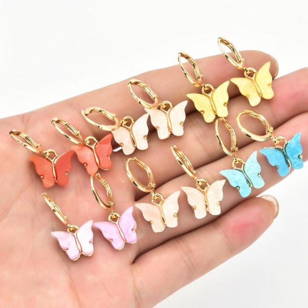 2020 bohemian women's earrings fashion color acrylic butterfly stud earrings animal sweet colorful stud girls jewelry, Golden;silver
2020 bohemian women's earrings fashion color acrylic butterfly stud earrings animal sweet colorful stud girls jewelry, Golden;silver