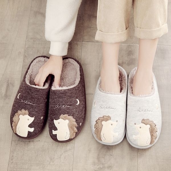 winter indoor warm fur slippers for women cute cartoon hedgehog bedroom ladies cotton shoes soft house couples furry shoes y201026, Black
winter indoor warm fur slippers for women cute cartoon hedgehog bedroom ladies cotton shoes soft house couples furry shoes y201026, Black
