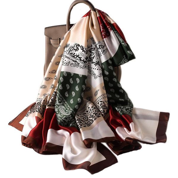 scarves women long bandana foulard vintage paisley print silk chiffon hijab scarf summer femme beach cover up travel sunscreen shawl, Blue;gray
scarves women long bandana foulard vintage paisley print silk chiffon hijab scarf summer femme beach cover up travel sunscreen shawl, Blue;gray