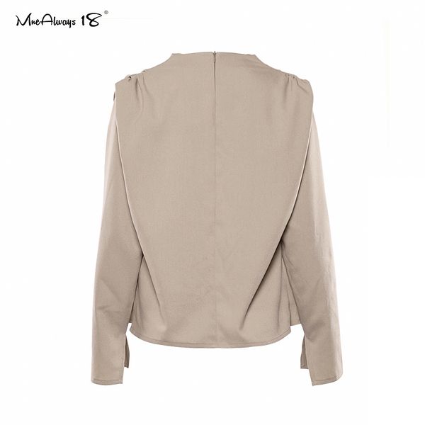 mnealways18 draped solid khaki and blouses spring elegant office blouse women ruched work long sleeve ladies shirt 2020 q1219, White
mnealways18 draped solid khaki and blouses spring elegant office blouse women ruched work long sleeve ladies shirt 2020 q1219, White