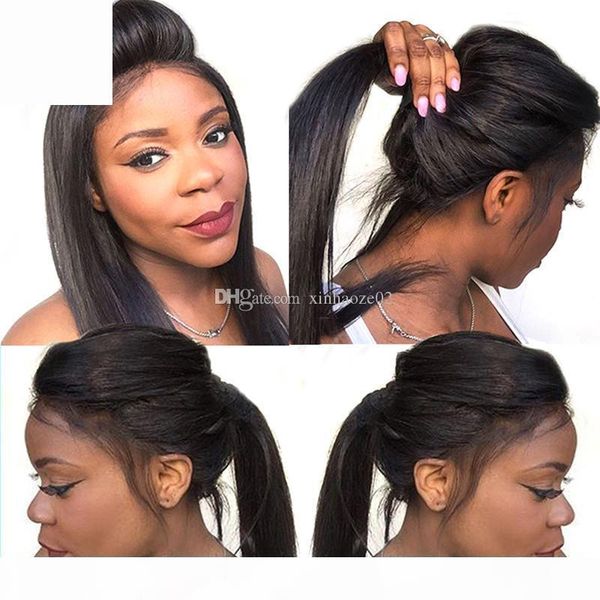 glueless full lace wigs for black women unprocessed lace front wig instock silky straight middle part lace wigs, Black;brown
glueless full lace wigs for black women unprocessed lace front wig instock silky straight middle part lace wigs, Black;brown