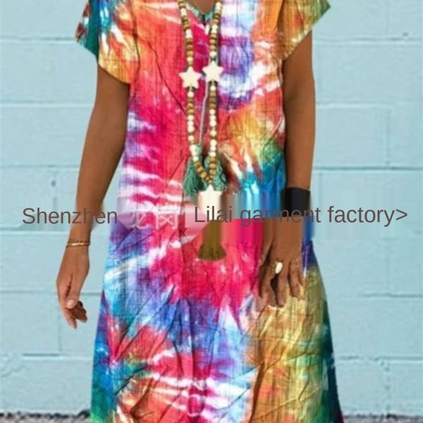b2q23 2020 new v-neck printed loose v-neck short-sleeved 2020 new digital dress fashion digital printed loose fashion short-sleeved dress z8, Black;gray
b2q23 2020 new v-neck printed loose v-neck short-sleeved 2020 new digital dress fashion digital printed loose fashion short-sleeved dress z8, Black;gray