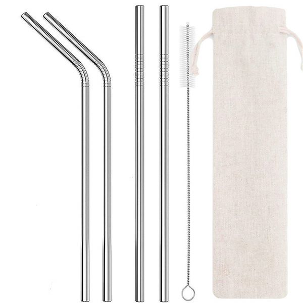 set of 6 stainless steel drinking with cleaning and straight 2pcs bent straw brush 1pcs pouch drink straws
set of 6 stainless steel drinking with cleaning and straight 2pcs bent straw brush 1pcs pouch drink straws