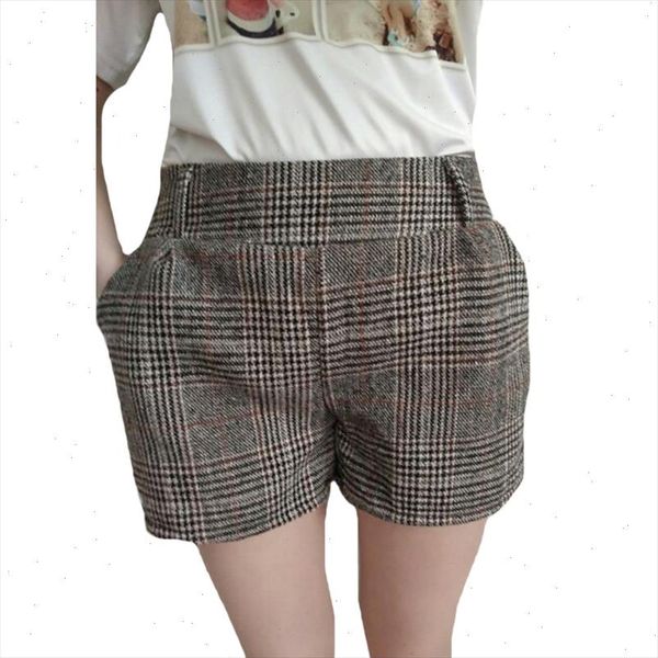 new autumn winter woolen shorts women fashion 3 colors plaid pattern stretch waist warm tweed short pants retail loose, White;black
new autumn winter woolen shorts women fashion 3 colors plaid pattern stretch waist warm tweed short pants retail loose, White;black