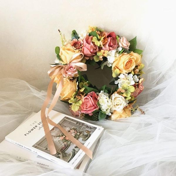 1pcs artificial flower wreath simulation rose hydrangea door wreaths hanging ornament wedding party decoration fake flower 38cm1
1pcs artificial flower wreath simulation rose hydrangea door wreaths hanging ornament wedding party decoration fake flower 38cm1