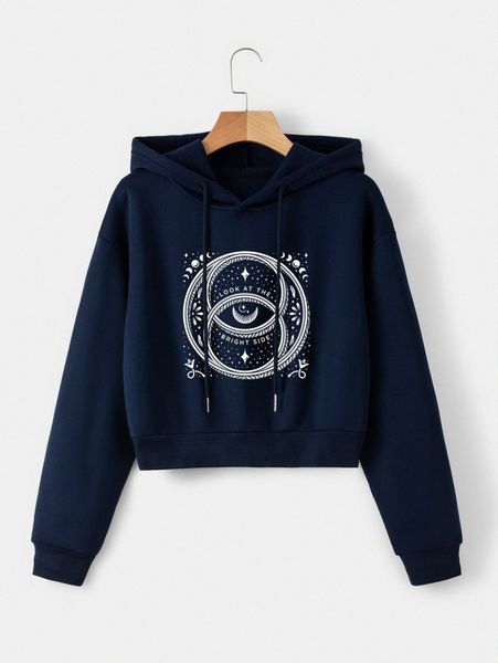 slogan and moon print drop shoulder crop drawstring thermal hoodie s3hs#, White;black
slogan and moon print drop shoulder crop drawstring thermal hoodie s3hs#, White;black