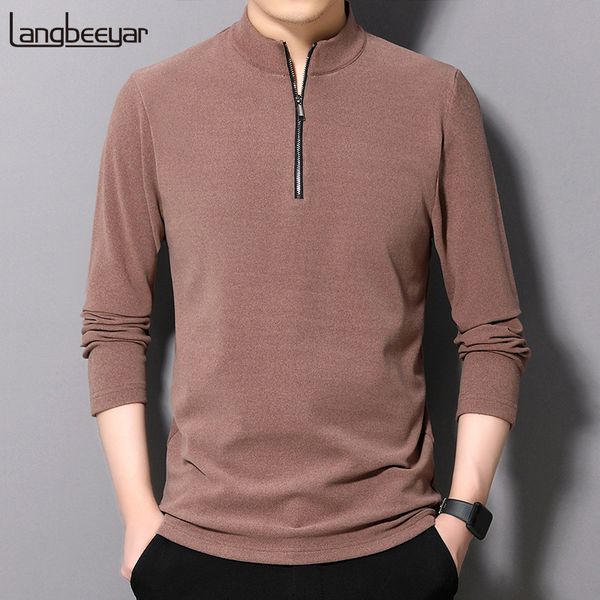 thick warm bottoming shirt half zip pullover fashion t shirts for men trends long sleeve clothes, White;black
thick warm bottoming shirt half zip pullover fashion t shirts for men trends long sleeve clothes, White;black