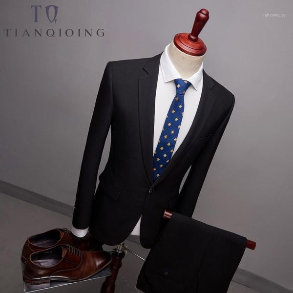 men's suits & blazers blazers+pants 2pcs slim fit men notch lapel business wedding groom leisure tuxedo 2021 latest coat pant designs s, White;black
men's suits & blazers blazers+pants 2pcs slim fit men notch lapel business wedding groom leisure tuxedo 2021 latest coat pant designs s, White;black