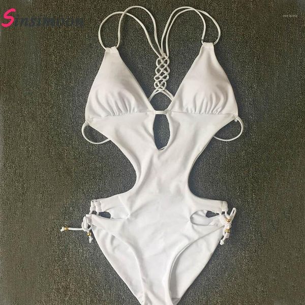 2020 new one piece swimsuit solid weave bathing suit crochet swimwear one-piece beachwear monokini push up maillot de bain1, White;black
2020 new one piece swimsuit solid weave bathing suit crochet swimwear one-piece beachwear monokini push up maillot de bain1, White;black