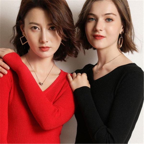 women's sweaters 2021 korean fashion cashmere women's sweater pull femme long sleeves v-neck knitted pullover women solid 1, White;black
women's sweaters 2021 korean fashion cashmere women's sweater pull femme long sleeves v-neck knitted pullover women solid 1, White;black