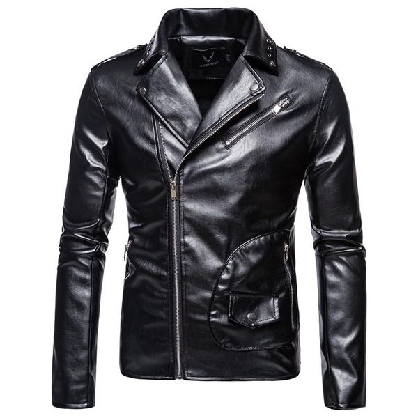 2021 new motorcycle leather jacket men autumn slim fit biker leather jacket fashion men's clothing outerwear oversize 5xl, Black
2021 new motorcycle leather jacket men autumn slim fit biker leather jacket fashion men's clothing outerwear oversize 5xl, Black