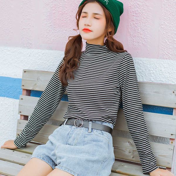 women's sweaters lady kawaii ulzzang black and white striped long sleeve sweater female vintage harajuku cute pullover for women, White;black
women's sweaters lady kawaii ulzzang black and white striped long sleeve sweater female vintage harajuku cute pullover for women, White;black