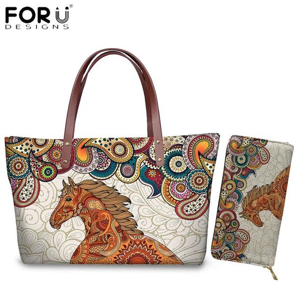 forudesigns mandala style horse 3d print shoulder bags set ladies handbags with pu purses large messenger bag bolsa
forudesigns mandala style horse 3d print shoulder bags set ladies handbags with pu purses large messenger bag bolsa