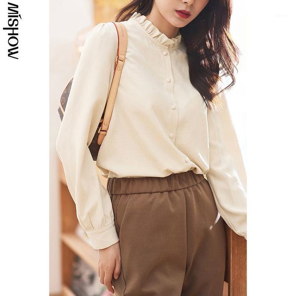 mishow 2020 winter shirts for women casual solid long sleeve slim female elegant fashion clothing mx20d43821, White
mishow 2020 winter shirts for women casual solid long sleeve slim female elegant fashion clothing mx20d43821, White