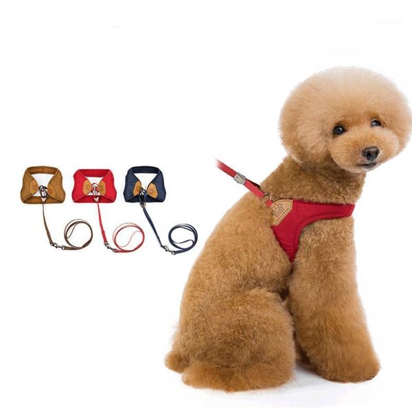 1pcs pet cat dog harness soft mesh breathable dog leads secure traction rope puppy chihuahua teddy walking harnesses leash set1
1pcs pet cat dog harness soft mesh breathable dog leads secure traction rope puppy chihuahua teddy walking harnesses leash set1
