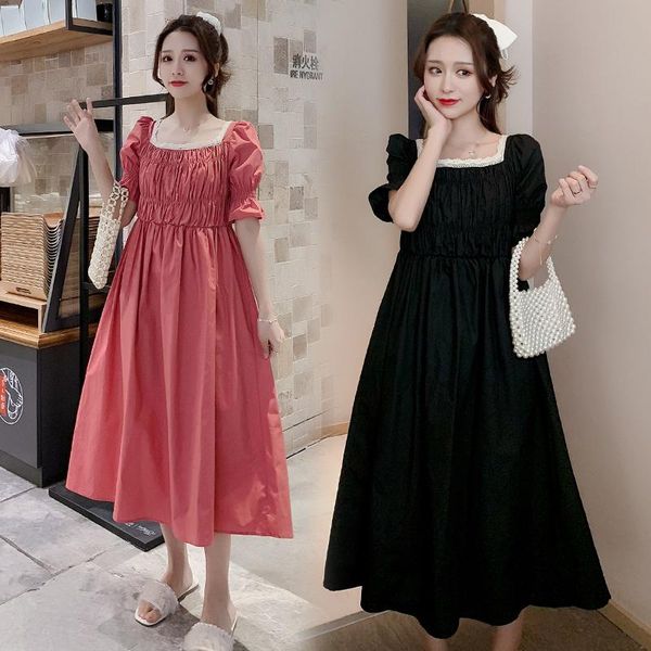 maternity dresses 6814# 2021 summer korean fashion long party dress elegant slim waist loose clothes for pregnant women chic pregnancy, White
maternity dresses 6814# 2021 summer korean fashion long party dress elegant slim waist loose clothes for pregnant women chic pregnancy, White