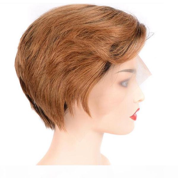 ombre human hair lace front wigs #1b 30 lace closure short straight 150% density 8inch wigs for black women brazilian virgin hair, Black;brown
ombre human hair lace front wigs #1b 30 lace closure short straight 150% density 8inch wigs for black women brazilian virgin hair, Black;brown