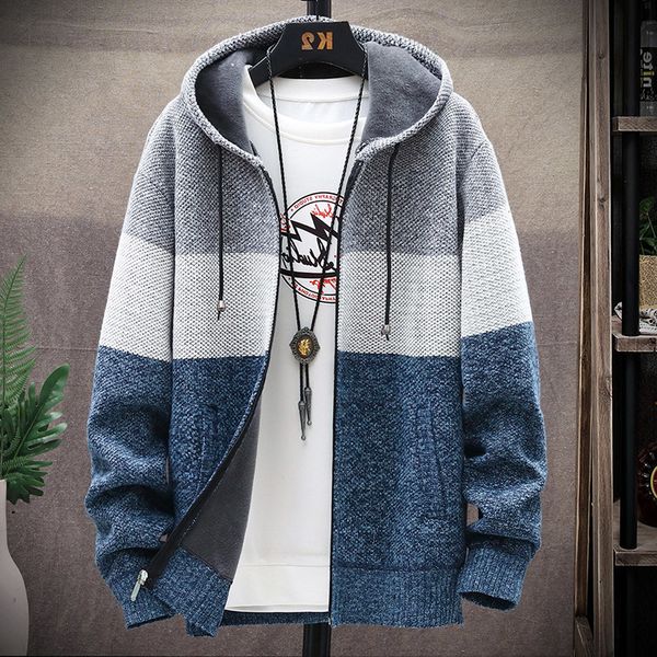 men's jackets outono inverno coreano com capuz camisolas masculinas de veludo grosso cardigan malha camisola casacos retalhos tamanho m, Black;brown
men's jackets outono inverno coreano com capuz camisolas masculinas de veludo grosso cardigan malha camisola casacos retalhos tamanho m, Black;brown