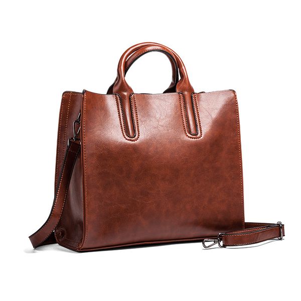 oil wax leather women handbag large capacity messenger bags vintage shoulder bag office lady totes daily clutch designers c1223
oil wax leather women handbag large capacity messenger bags vintage shoulder bag office lady totes daily clutch designers c1223