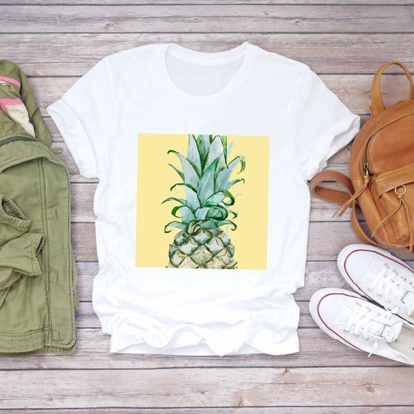 women fruit watecolor pineapple printing cute 90s lady print t-shirts t shirt ladies womenns graphic female tee t-shirt, White
women fruit watecolor pineapple printing cute 90s lady print t-shirts t shirt ladies womenns graphic female tee t-shirt, White