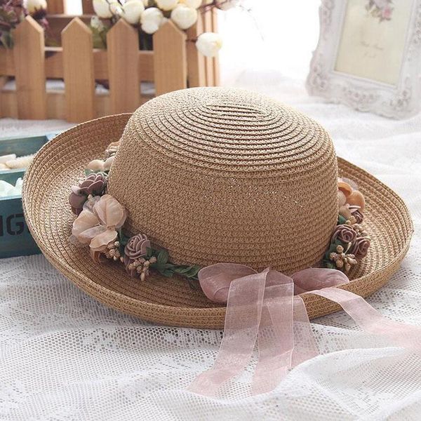 bingyuanhaoxuan women's flowers sun hat floppy foldable bowknot straw summer beach hat, Blue;gray
bingyuanhaoxuan women's flowers sun hat floppy foldable bowknot straw summer beach hat, Blue;gray