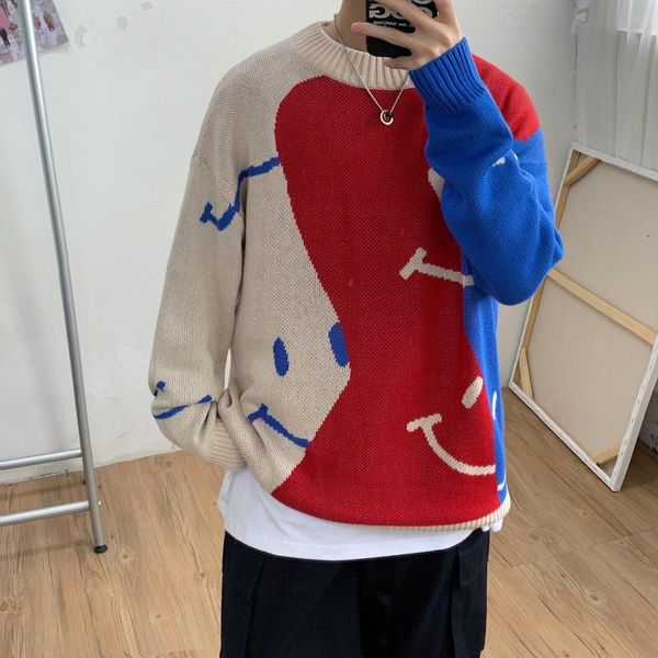 legible hip hop funny printed sweater mens autumn winter designer pullover sweater male loose harajuku mens sweaters, White;black 
legible hip hop funny printed sweater mens autumn winter designer pullover sweater male loose harajuku mens sweaters, White;black
