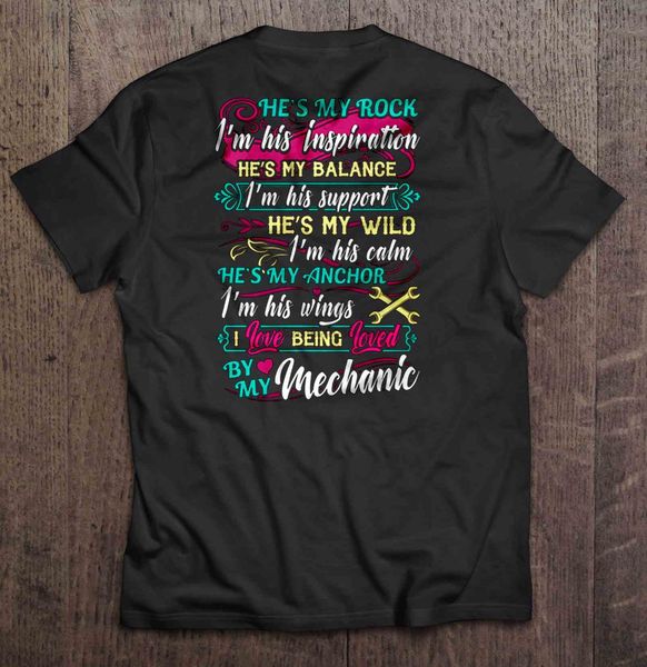 men t shirt he s my rock i m his inspiration i love being loved by my mechanic women t-shirt sport hooded sweatshirt hoodie
men t shirt he s my rock i m his inspiration i love being loved by my mechanic women t-shirt sport hooded sweatshirt hoodie