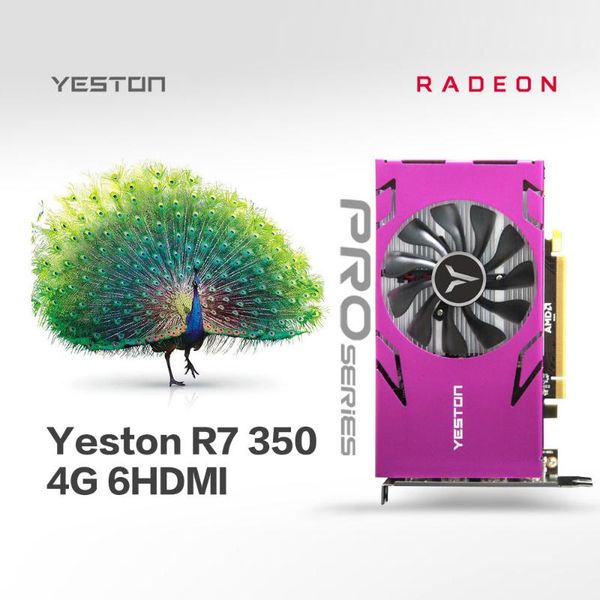 yeston r7 350-4g graphics card 6 6 screen support split screen 4gb memory/gddr5/128bit 4500mhz vga++dvi-d graphics card
yeston r7 350-4g graphics card 6 6 screen support split screen 4gb memory/gddr5/128bit 4500mhz vga++dvi-d graphics card