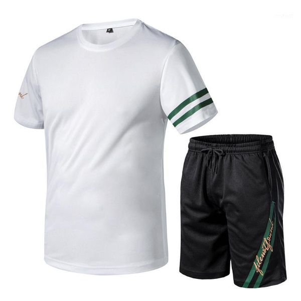 spring and summer breathable sports two-piece new quick-drying fabric striped printing color fashion short t-shirt shorts men1, Gray
spring and summer breathable sports two-piece new quick-drying fabric striped printing color fashion short t-shirt shorts men1, Gray