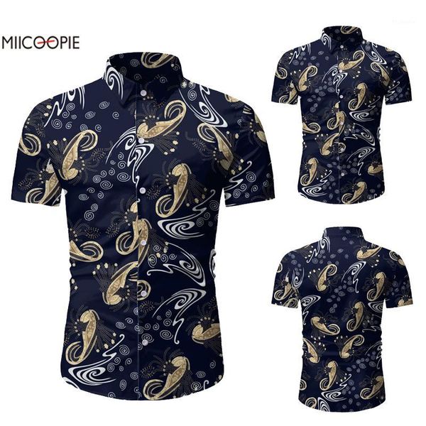 men's hawaiian short sleeve shirt ropa de hombre 2019 new summer printed beach shirt1, White;black
men's hawaiian short sleeve shirt ropa de hombre 2019 new summer printed beach shirt1, White;black