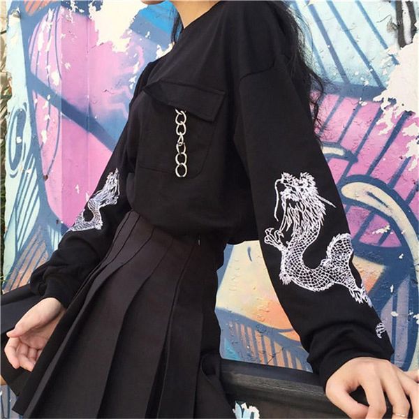 black embroidery women's sweatshirt long sleeve chains preppy o-neck pullovers women 2020 summer fashion woman clothes1
black embroidery women's sweatshirt long sleeve chains preppy o-neck pullovers women 2020 summer fashion woman clothes1