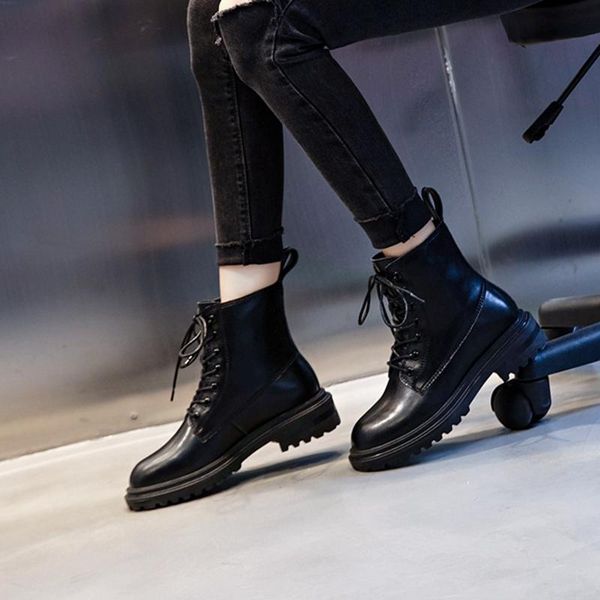 asumer 2021 genuine leather footwear ladies platform boots round toe cross tied cool fashion ankle boots women, Black
asumer 2021 genuine leather footwear ladies platform boots round toe cross tied cool fashion ankle boots women, Black