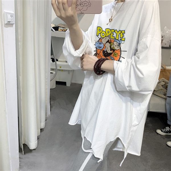 ucgdz new middle t2020 autumn korean version white long sleeve printed bottoming 04or loose coat t-shirt and torn shirt cotton long h
ucgdz new middle t2020 autumn korean version white long sleeve printed bottoming 04or loose coat t-shirt and torn shirt cotton long h