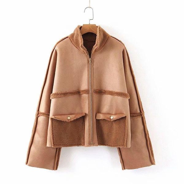 women's jackets in jn61010 ms - 135 europe and the wind against fur overcoat, Black;brown
women's jackets in jn61010 ms - 135 europe and the wind against fur overcoat, Black;brown