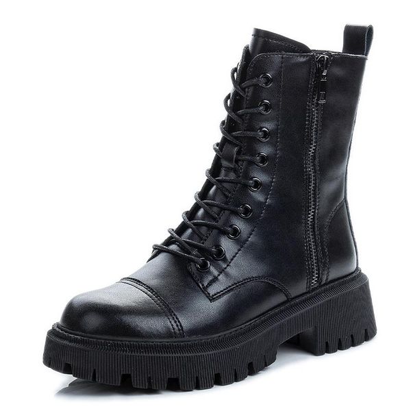 boots shoes women's 2021 winter mid-tube british style casual zipper thick heel and velvet short women, Black
boots shoes women's 2021 winter mid-tube british style casual zipper thick heel and velvet short women, Black