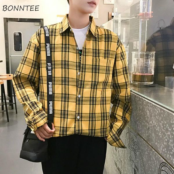 shirt men long sleeve plaid harajuku clothes japanese streetwear vintage mens shirts all match simple plus size soft, White;black
shirt men long sleeve plaid harajuku clothes japanese streetwear vintage mens shirts all match simple plus size soft, White;black