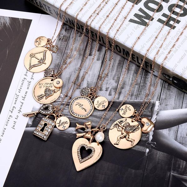 chokers rongho hiphop crystal love heart pendant necklace for women vintage metal carv letter chic boho bijoux, Golden;silver
chokers rongho hiphop crystal love heart pendant necklace for women vintage metal carv letter chic boho bijoux, Golden;silver