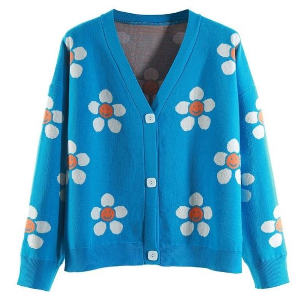 gigogou flower knit women cardigan sweater autumn winter short style single breasted jumper knitted cardigans jacket coat y200915, White;black
gigogou flower knit women cardigan sweater autumn winter short style single breasted jumper knitted cardigans jacket coat y200915, White;black