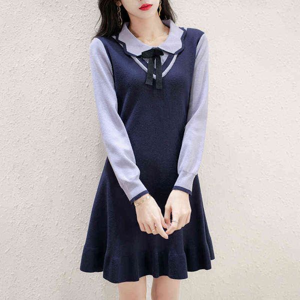 casual dresses temperament fake two small knitted 2022 autumn winter women's fashion contrast color wool dresses, Black;gray
casual dresses temperament fake two small knitted 2022 autumn winter women's fashion contrast color wool dresses, Black;gray