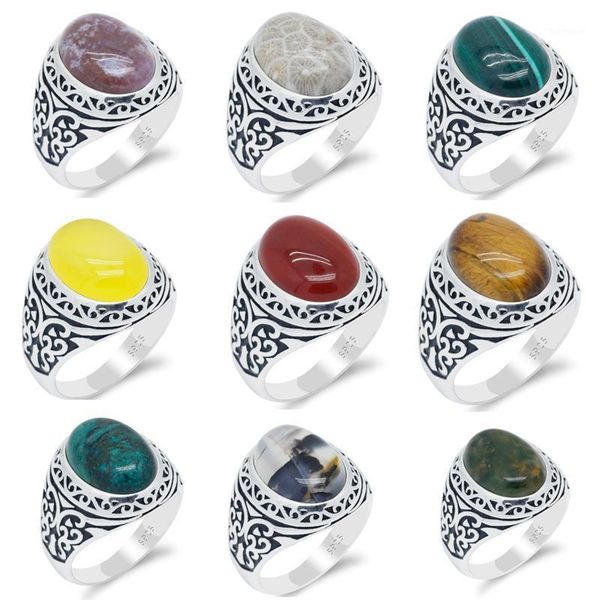 natural stone real pure 925 sterling silver men ring retro butterfly claw vintage style wedding party ring turkish jewelry1, Golden;silver
natural stone real pure 925 sterling silver men ring retro butterfly claw vintage style wedding party ring turkish jewelry1, Golden;silver