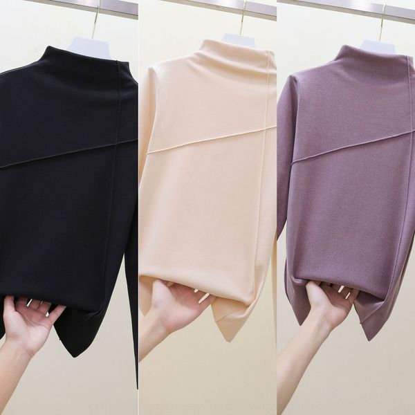 net red ins half high collar denim bottomed shirt for t-shirt lower package lower packagewomen autumn winter new style with long sleeve t-sh, White;black
net red ins half high collar denim bottomed shirt for t-shirt lower package lower packagewomen autumn winter new style with long sleeve t-sh, White;black