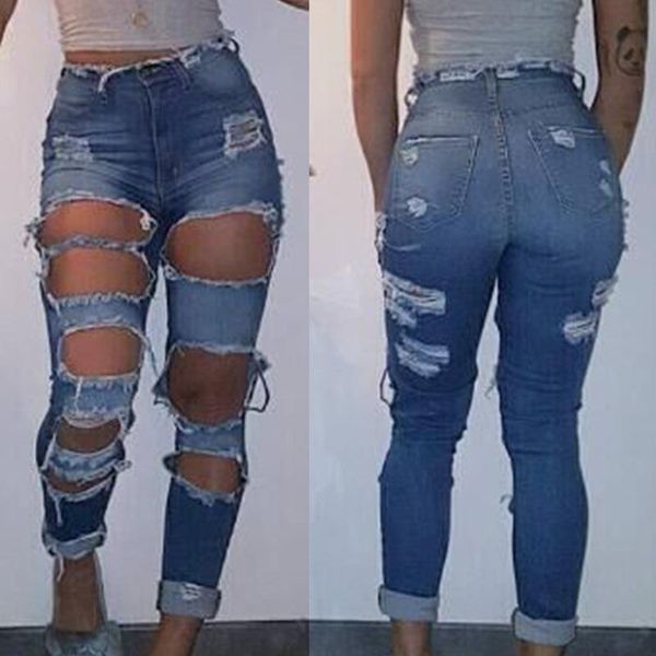 women's jeans ripped high waist women 2021 style boyfriend cut up pants tassel fashion washed torousers quality, Blue
women's jeans ripped high waist women 2021 style boyfriend cut up pants tassel fashion washed torousers quality, Blue