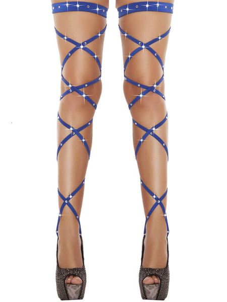 hirigin women lingerie bandage fishnet stockings thigh-high crystal studded thigh high leg rave wraps strappy tights, Black;white
hirigin women lingerie bandage fishnet stockings thigh-high crystal studded thigh high leg rave wraps strappy tights, Black;white
