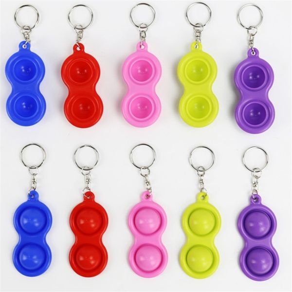 2 balls push pop bubble fidget sensory keyring toys autism special needs stress reliever toys fidget simple dimple toy key chain gift g12903
2 balls push pop bubble fidget sensory keyring toys autism special needs stress reliever toys fidget simple dimple toy key chain gift g12903