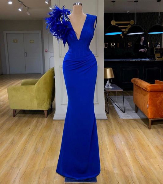 deep v neck vestidos de fiesta mermaid evening dress with feathers royal blue prom dress long robe de soirée, Black;red
deep v neck vestidos de fiesta mermaid evening dress with feathers royal blue prom dress long robe de soirée, Black;red