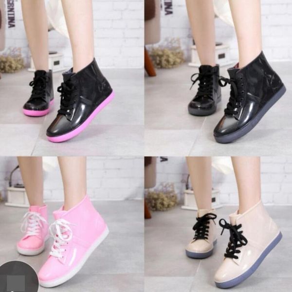 fashion jelly rain boots women girls ankle rainshoes antiskid water boots transplant with rainbow cotton pad black pink yellow
fashion jelly rain boots women girls ankle rainshoes antiskid water boots transplant with rainbow cotton pad black pink yellow