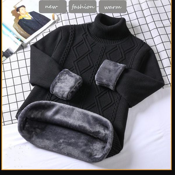men's sweaters pure cotton turtleneck sweater men 2021 winter korean vintage plus velvet thickened warm bottoming casual coat sueter ho, White;black
men's sweaters pure cotton turtleneck sweater men 2021 winter korean vintage plus velvet thickened warm bottoming casual coat sueter ho, White;black