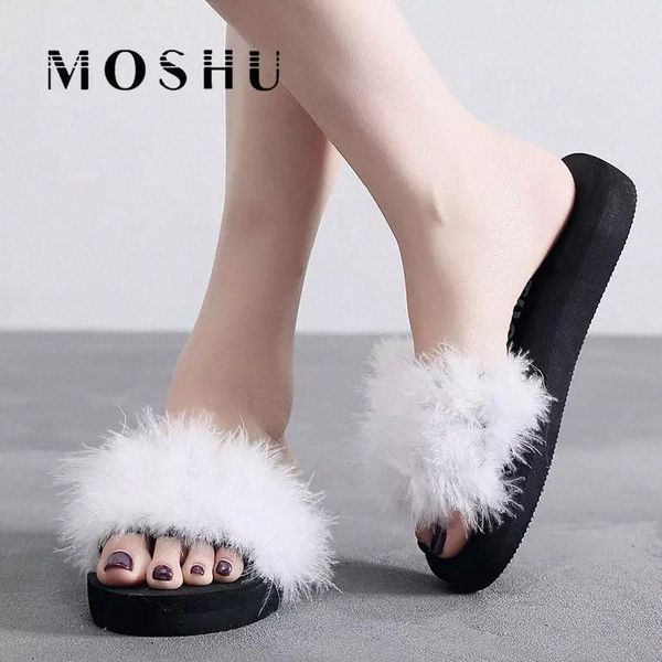 women fur slippers ostrich feather slides summer beach shoes female flip flops funny home sandals ladies white sandalia feminina #ww0r, Black
women fur slippers ostrich feather slides summer beach shoes female flip flops funny home sandals ladies white sandalia feminina #ww0r, Black